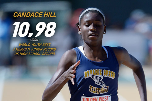 Cô gái 16 tuổi lập kỷ lục thế giới chạy 100m - 1