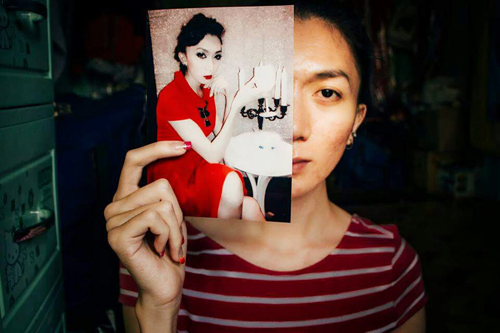 Bộ ảnh “Cãi mụ” của cô gái chuyển giới gây sốt - 2