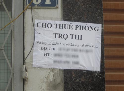 Kinh nghiệm tìm phòng trọ mùa thi - 2