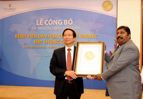 BV Đa khoa VN đầu tiên được công nhận đạt chuẩn chất lượng quốc tế JCI - 1