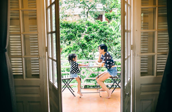 Bộ ảnh dễ thương của mẹ và con gái - 6