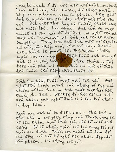 300 trang thư Trịnh Công Sơn gửi tình đầu - 2