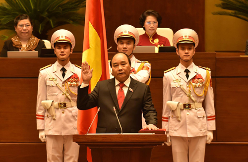 Ông Nguyễn Xuân Phúc nhâm chức thủ tướng