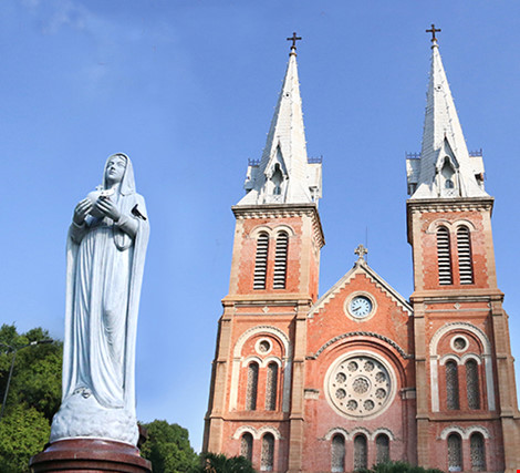 Nhà thờ cổ Sài Gòn: Phục hồi vẻ đẹp nguyên sơ nhà thờ Đức Bà - 1