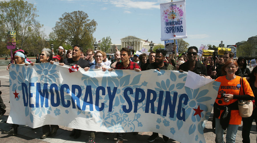 Mỹ: Bắt giữ 400 người biểu tình trước tòa nhà quốc hội - 1