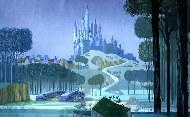 Lâu đài đẹp lung linh trong phim 'Người đẹp ngủ trong rừng'...
