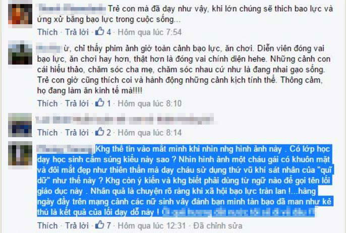 Dạy học sinh tiểu học cầm súng: Đơn vị đào tạo nói gì? - 2