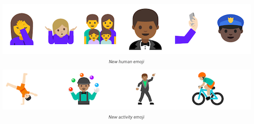 Rò rỉ bộ emoji mới trên Android N - 1