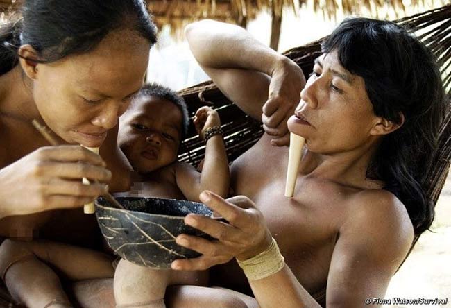 Bộ tộc người Zo'é sinh sống ở khu rưng Amazon, Brazil. Họ chỉ ở trần và không bất cứ vật gì che đậy cơ thể từ hàng nghìn năm nay.