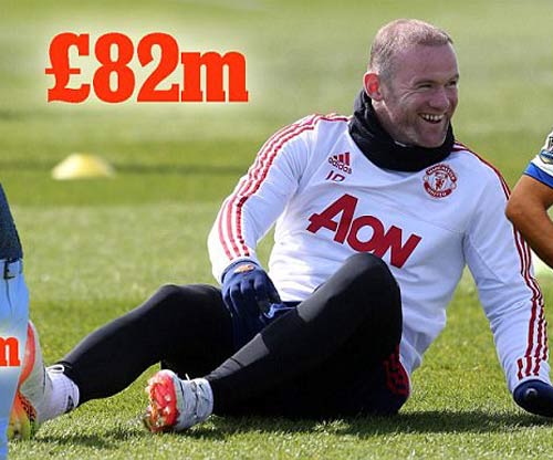 Sa sút phong độ, Rooney vẫn giàu nhất Vương quốc Anh - 1