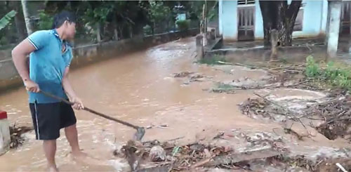 Xuất hiện mưa đá bất thường ở Bình Định