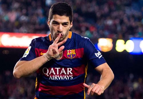 2 trận liền lập poker, Suarez đi vào lịch sử Liga - 1
