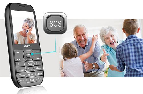 FPT Care – Điện thoại 2 SIM, pin khủng có chức năng gọi điện, nhắn tin khẩn cấp - 1