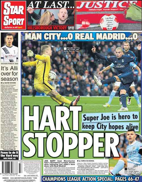 Báo chí Anh nức nở khen “siêu anh hùng” Joe Hart - 1