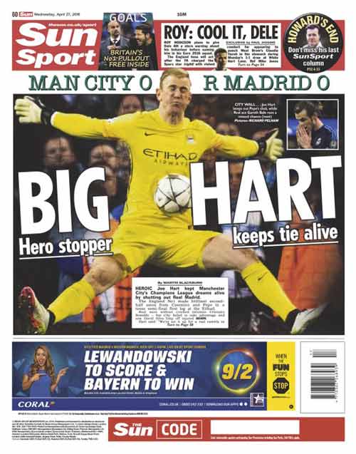 Báo chí Anh nức nở khen “siêu anh hùng” Joe Hart - 4