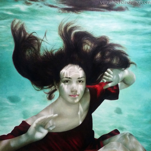 Ngỡ ngàng với khả năng vẽ tranh chân dung như thật tại một phòng tranh ở Hà Nội - 3