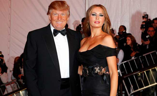 Melania Knauss - vợ của tỷ phú Donald Trump từng là một siêu mẫu. 