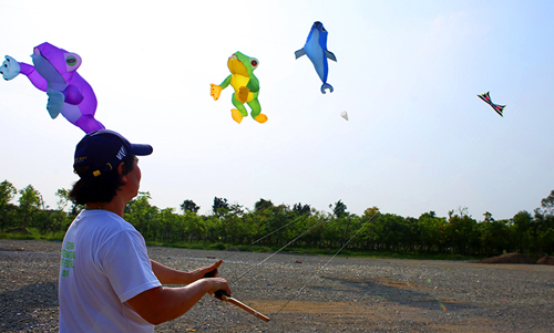 Cận cảnh diều rắn dài trăm mét trên bầu trời Thủ đô - 6