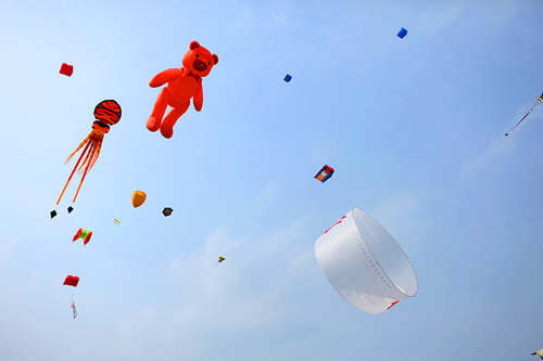 Cận cảnh diều rắn dài trăm mét trên bầu trời Thủ đô - 14