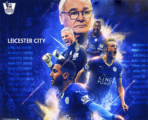 Leicester City vô địch NHA: Nhà vua chân đất (Infographic) - 1