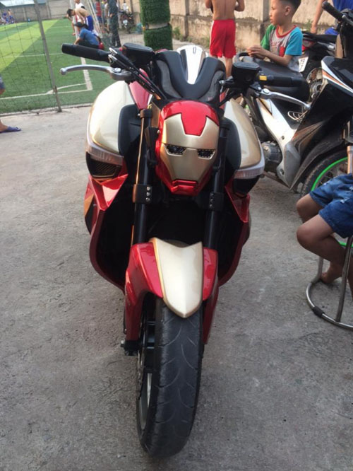 Suzuki B-King lột xác thành "Iron Man" bằng gói độ 150 triệu đồng - 1