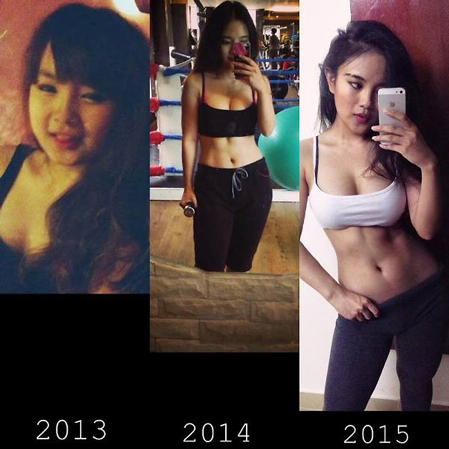 Từ năm 2013 tới 2015, Phương Thảo đã có sự thay đổi rõ rệt. Được biết, ban đầu để giảm cân, cô phải tập khá nặng, từ 3 - 4 giờ mỗi ngày. 