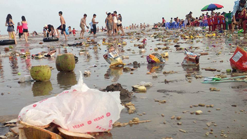Bãi biển thành bãi rác: “Đừng đòi hỏi du khách tự giác” - 1
