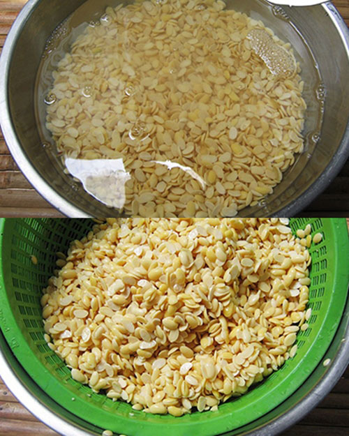Cách làm sữa đậu xanh lá dứa thơm ngon, mát lành - 2