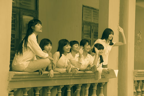 Bộ ảnh kỷ yếu phiên bản thôn nữ "gây sốt" - 11