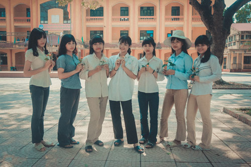 Bộ ảnh kỷ yếu phiên bản thôn nữ "gây sốt" - 13