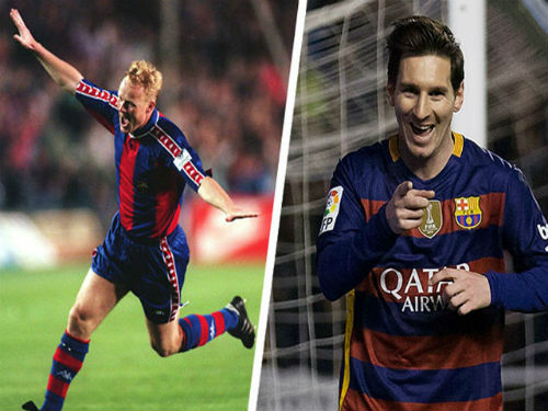 “Vua đá phạt” Barca: Messi sánh ngang huyền thoại - 1