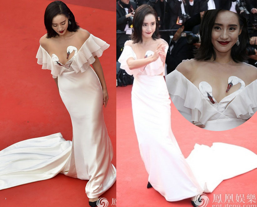 Kristen Stewart mặc đầm xuyên thấu trên thảm đỏ Cannes - 10