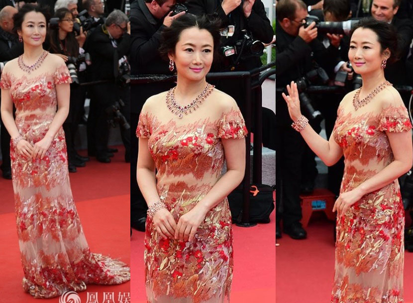 Kristen Stewart mặc đầm xuyên thấu trên thảm đỏ Cannes - 11