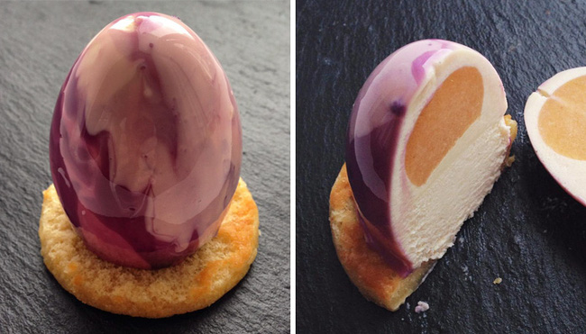 Mê mẩn món bánh kem đẹp như đá cẩm thạch - 9