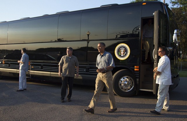Ground Force One - xe buýt &#34;quái vật&#34; chuyên chở Obama - 1