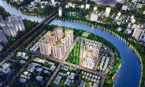 Sở hữu căn hộ 3 mặt “view” sông không lo về giá - 1