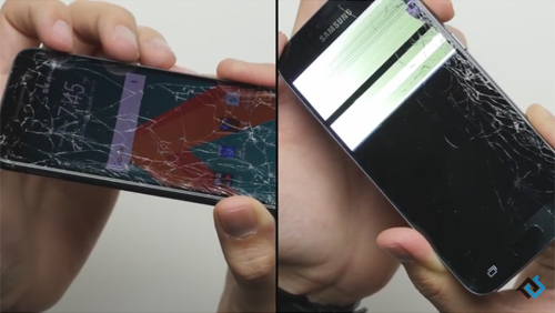 Video HTC 10 đọ độ bền với Galaxy S7 - 2
