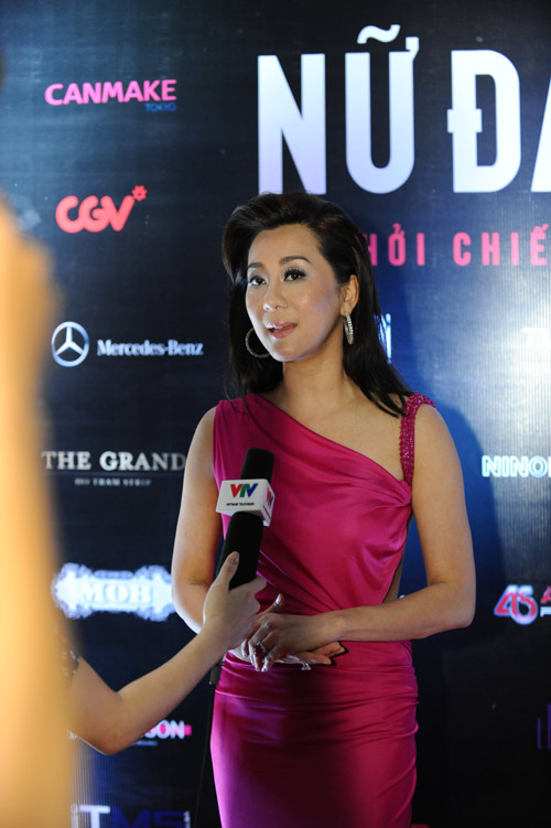 MC Ky Duyen tai buoi ra mat phim Nu dai gia