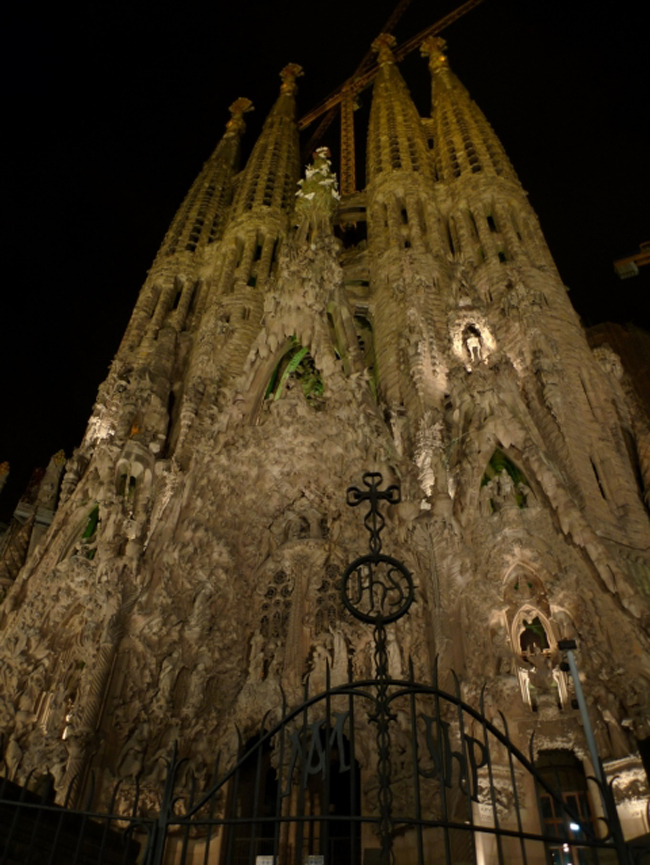 La Sagrada Familia ở Barcelona, Tây Ban Nha.
