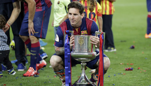 CK cúp nhà Vua: Messi là “bùa hộ mệnh” của Barca - 1