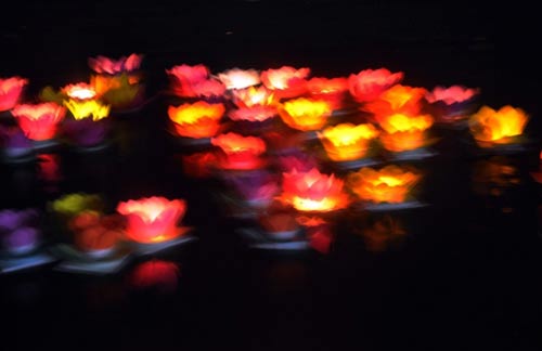 Hoa đăng đẹp lung linh trên sông Sài Gòn đêm Rằm tháng Tư - 12