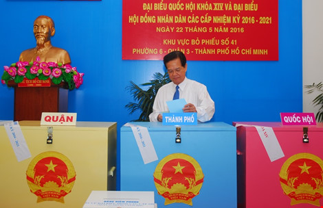 Tỷ lệ cử tri cả nước đã đi bầu cử đạt khoảng trên 70% - 6