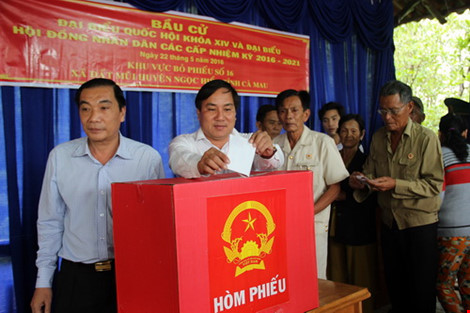 Tỷ lệ cử tri cả nước đã đi bầu cử đạt khoảng trên 70% - 7