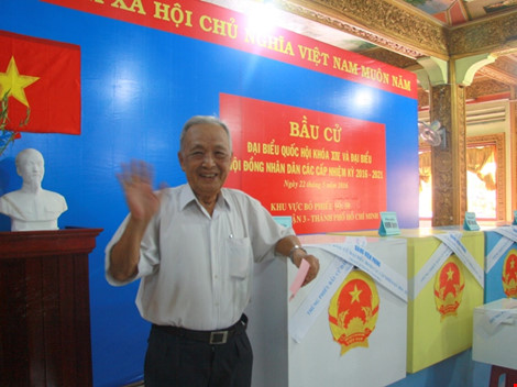 Tỷ lệ cử tri cả nước đã đi bầu cử đạt khoảng trên 70% - 18