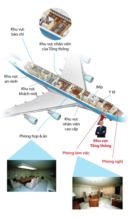 [Infographic] Bên trong "đệ nhất máy bay" Mỹ vừa tới VN - 2