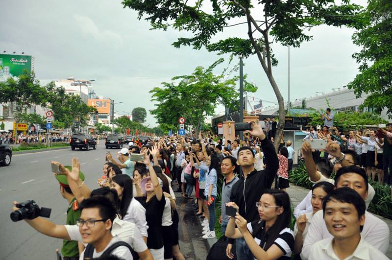 Barack Obama đến thăm TpHCM