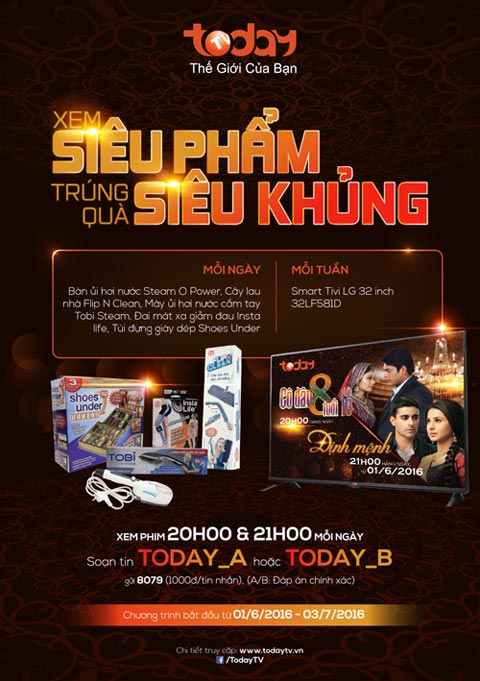 Xem siêu phẩm - Trúng quà siêu khủng cùng TodayTV - 1
