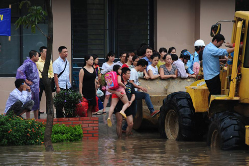 Hà nội ngập sau mưa lớn