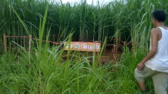 “Hố tử thần” sâu 10m bất ngờ xuất hiện ở Thanh Hóa - 2