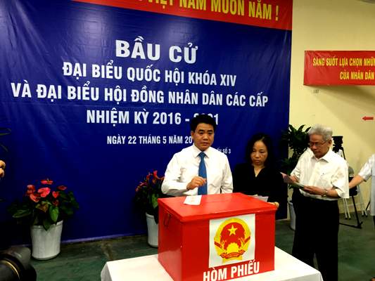 Ông Nguyễn Đức Chung trúng cử HĐND với tỷ lệ phiếu cao nhất HN - 1